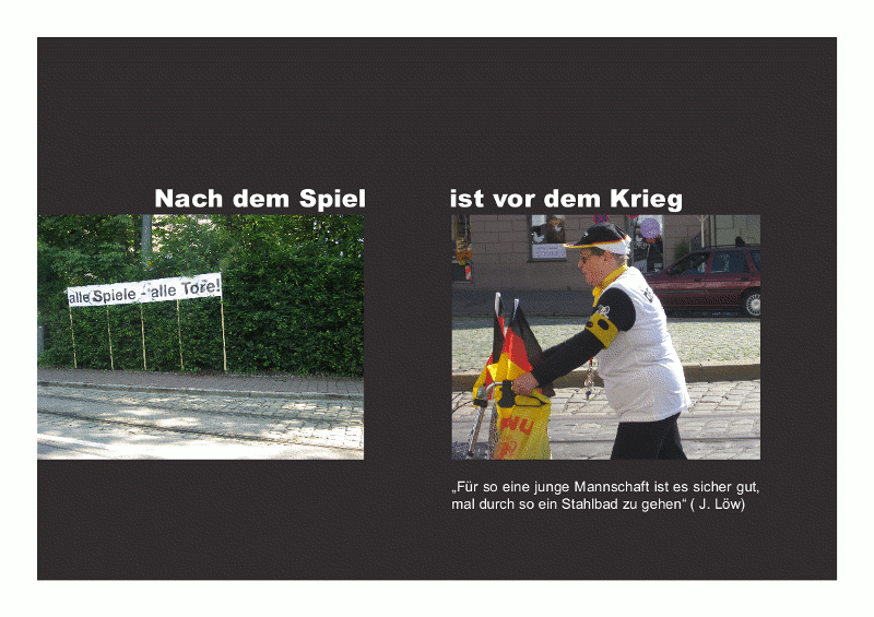 Nach dem Spiel ist vor dem Krieg