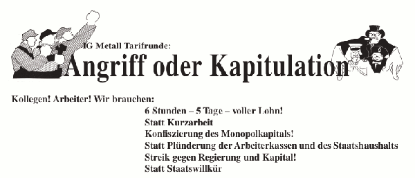 Angriff oder Kapitulation