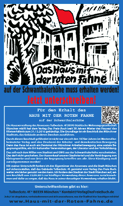 Das Haus mit der Roten Fahne